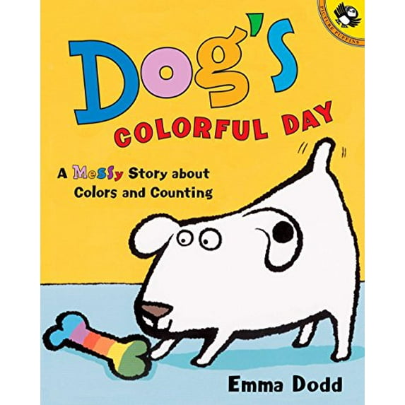 Pre-Owned Dog's Colorful Day: A Messy Story About Colors and Counting (Picture Puffins), 9780142500194, 0142500194, Paperback, Reprint edition