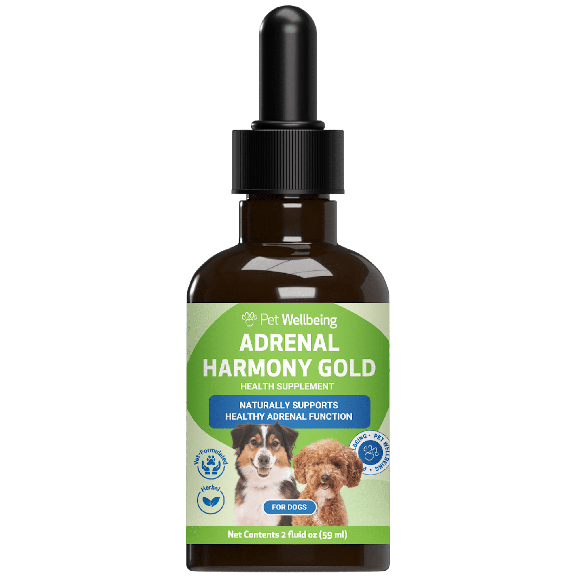 Wlmart Signs Pet Wellbeing - Adrenal Harmony Gold 2oz, Natural Dog Cushing's Support ...