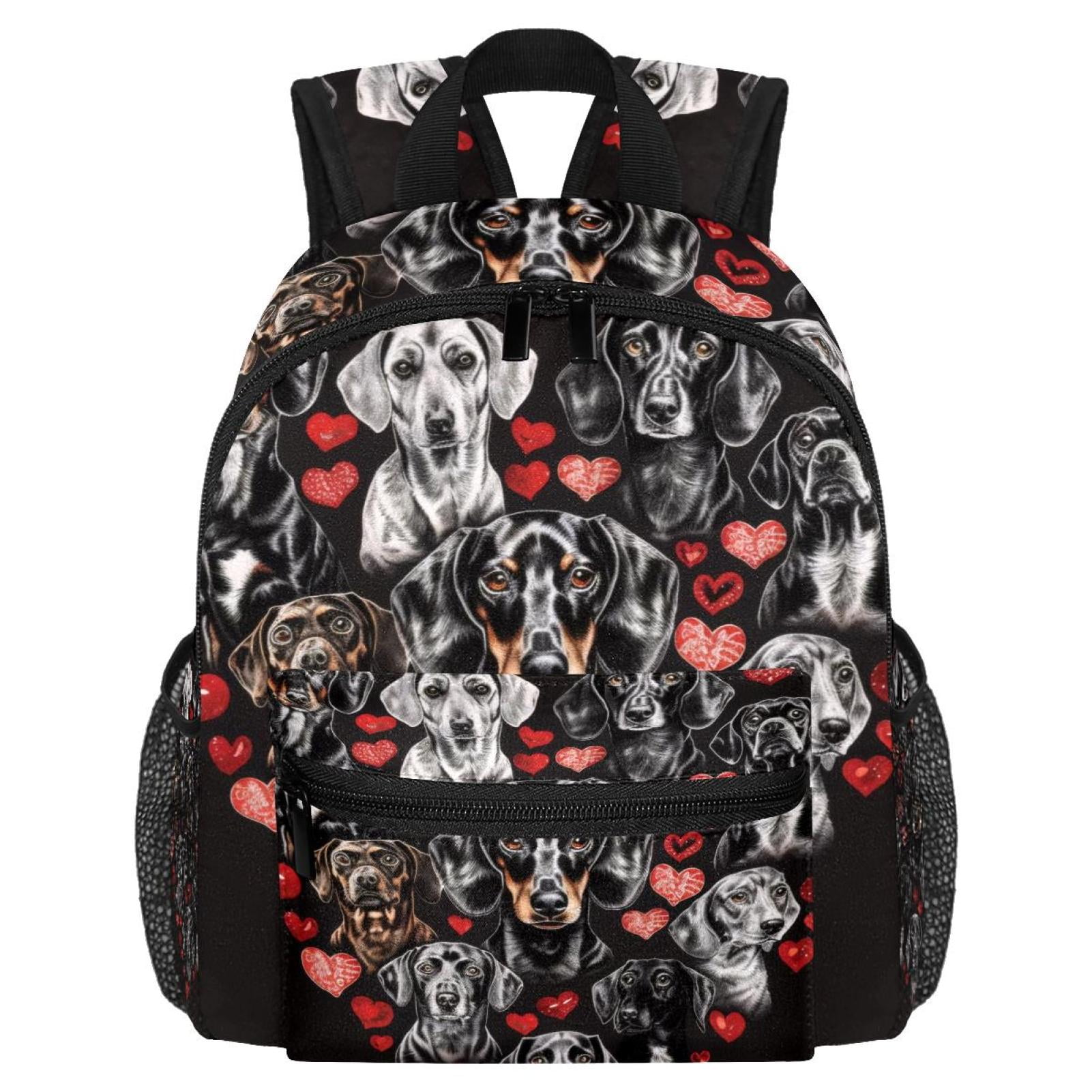 Dogs Dachshund Small Backpack Lightweight Preschool Bookbag Travel Bag for Boys Girls Walmart