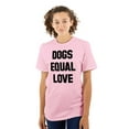 thumbnail image 1 of Dogs Equal Love Pet Owners Cute Women's Plus Size Graphic Tee Brisco Brands 5X, 1 of 3