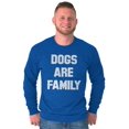 thumbnail image 1 of Dogs Family Mans Best Friend Pet Lady Long Sleeve TShirt Men Women Brisco Brands L, 1 of 6