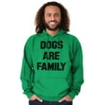 thumbnail image 1 of Dogs Family Mans Best Friend Pet Lady Unisex Plus Fleece Graphic Hoodie Brisco Brands 5X, 1 of 2