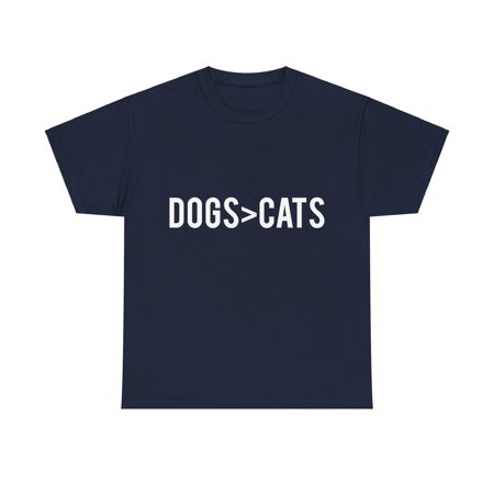 Dogs Greater Than Cats Unisex Graphic T-Shirt, Sizes S-5XL