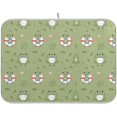 thumbnail image 1 of Dogs Green Dish Drying Mats, Reversible Coffee Mat, Microfiber Dish Drying Rack Mat for Kitchen Countertop Decor 18 x 24 Inches, 1 of 6