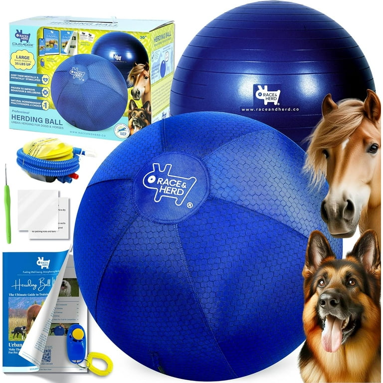 Dogs Large Medium 30 Pro Set Dog Ball Horse Ball Large Dog Toys Hearding Ball Horse Toys Herding Balls for Cattle Dogs Herding Ball for Australian Shepherd Walmart