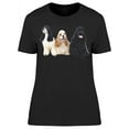 thumbnail image 1 of Dogs Laying Together T-Shirt Women -Image by Shutterstock, Female x-Large, 1 of 2