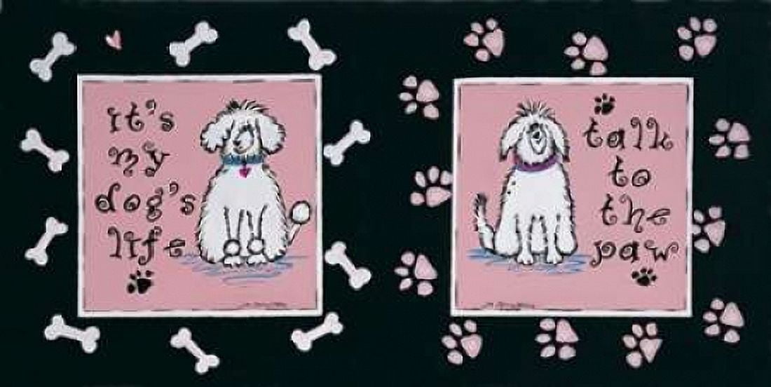 Dogs Life Canvas Art - Jo Moulton (24 x 48)