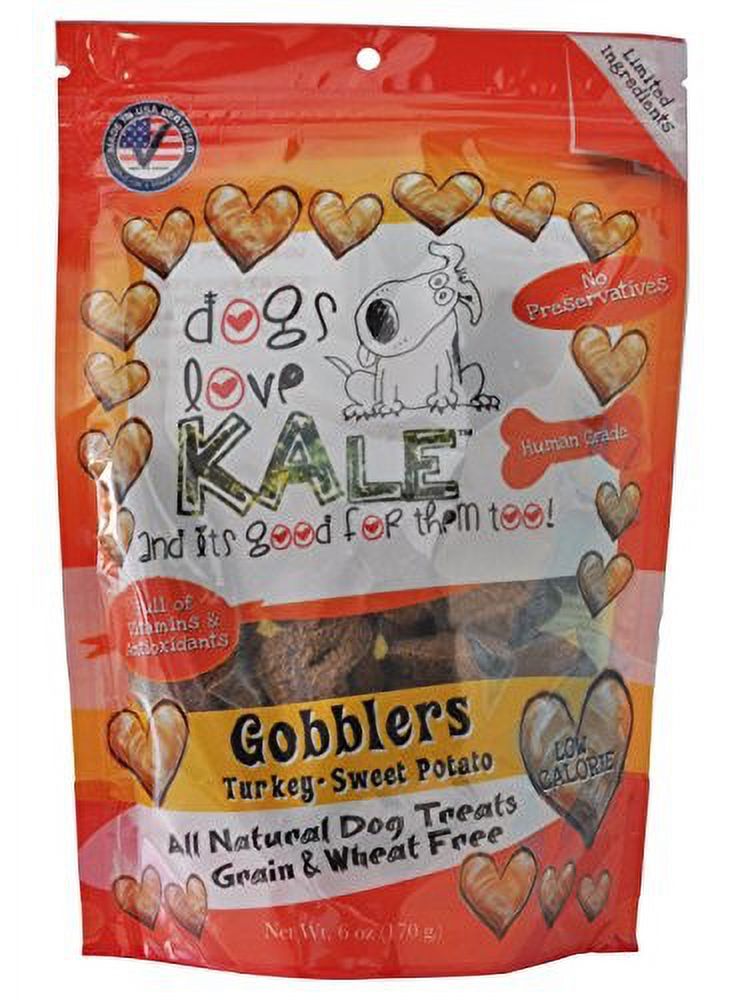 Dogs Love Kale Gobblers Dog Treats, 6 Oz