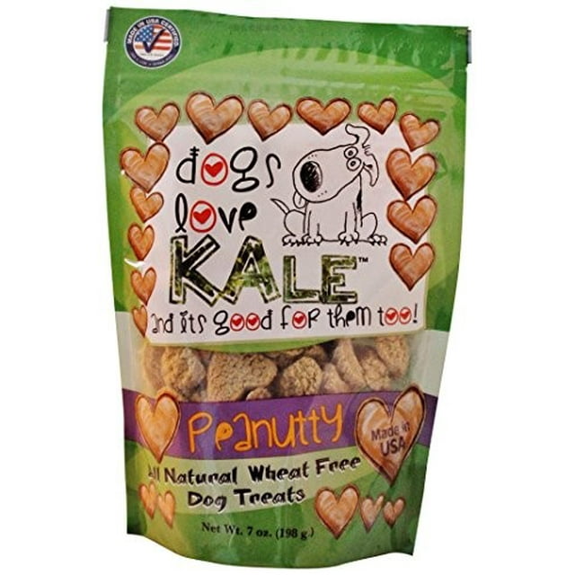 Dogs Love Kale Peanutty Dog Treats, 7 Oz