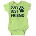 thumbnail image 1 of Dogs Mans Best Friend Cute Romper Boys or Girls Infant Baby Brisco Brands 12M, 1 of 7
