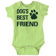 thumbnail image 1 of Dogs Mans Best Friend Cute Romper Boys or Girls Infant Baby Brisco Brands NB, 1 of 7