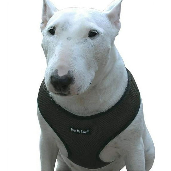 Dogs My Love Soft Mesh Walking Harness for Dogs and Puppies 6 Sizes Khaki (XL (Neck Max: 17.5"; Chest Girth: 22"-27"))