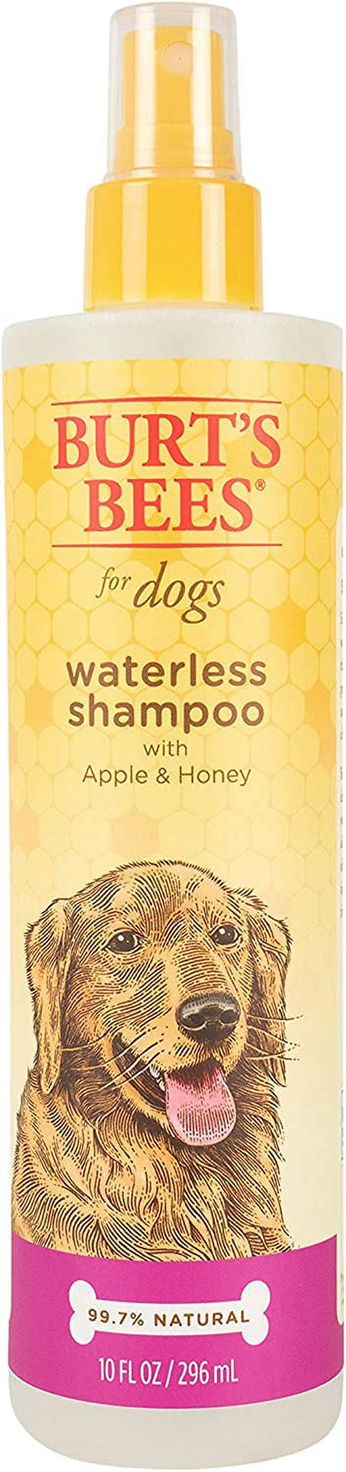 for Dogs Natural Waterless Shampoo Spray with Apple and Honey Dry Dog Shampoo for All Dogs and