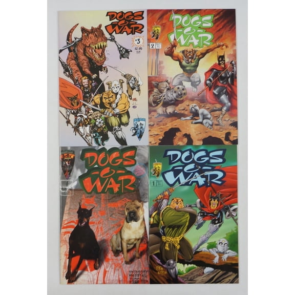 Dogs O' War #1-3 VF/NM complete series + variant ; Crusade (AA86)