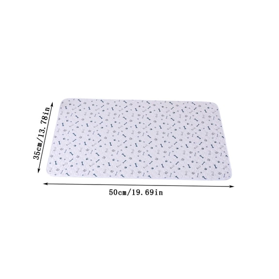 Dogs Pee Pads, Reusable and Washable Puppy Pads, Leak-Proof Pet Training Pads for Dogs Indoor Use (White, 14"x20", S)
