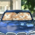 thumbnail image 1 of Dogs Shiba Inu Automotive Front Car Windshield Sun Shade Reflector Foldable for Front Fit for Cars Truck SUVs, 1 of 8