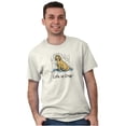 thumbnail image 1 of Dogs Short Sleeve T-Shirt Tees Tshirts Life is Crap Dog in The Rain Funny Shirt Cool Gift Cute Pu, 1 of 2