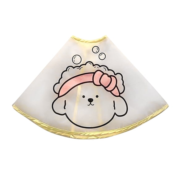 Dogs Slicker Cover-up for Dogs Waterproof Cloak Surround Clothes Pet Cloak Make Grooming Easy