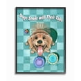 thumbnail image 1 of Dogs Smile With Their Tails Funny Cartoon Pet Design Oversized Framed Giclee Texturized Art by Gary Patterson, 1 of 7