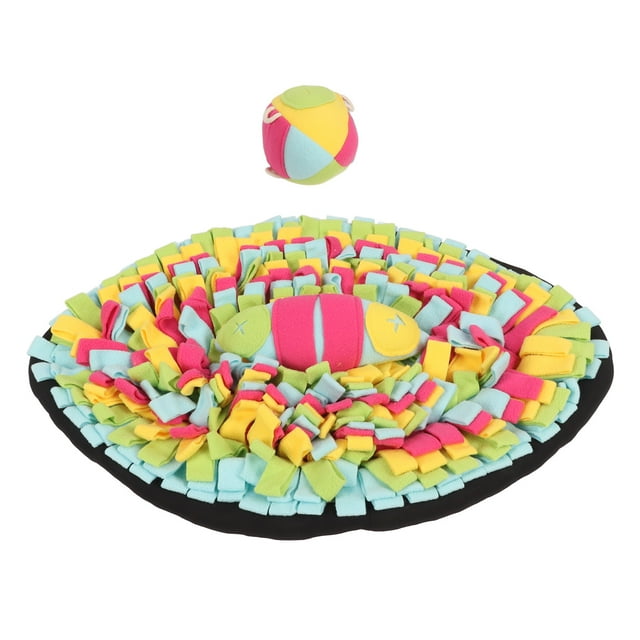 Dogs Sniffing Mat Puzzle Interactive Mental Stimulation Squeaky