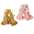 thumbnail image 1 of Dogs Sweater Dress With Bowtie Pets Dog Sweaters For Small Dogs Warm Ball Sweaters Skirt, 1 of 6