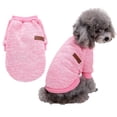 thumbnail image 1 of Dogs Sweater For Small Dog Soft Puppies Clothing Winter Sweaters Warm Outfit for Small Cat Apparel,dog shirt sweater Vest For Medium Dog,Pink,XXL, 1 of 6