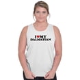 thumbnail image 1 of Dogs Tank Tops T-Shirts Tees For Womens Love My Dalmatian Dog Lady Parent Pet Owner, 1 of 2