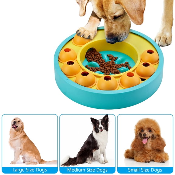 Dogs Toys Turntable Slow Feeder Interactive Leaking Food