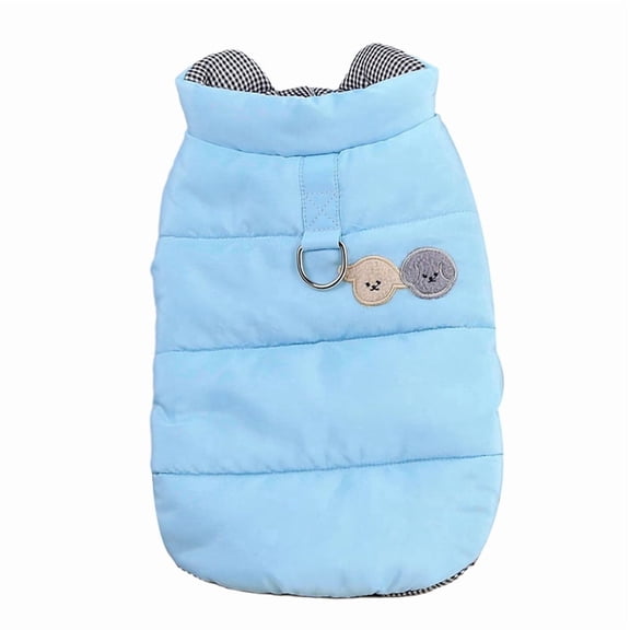 Dogs Winter Coat for Small and Medium Dogs, Cotton Warm Jacket with D-Ring Vest for Chihuahua and French Bulldog