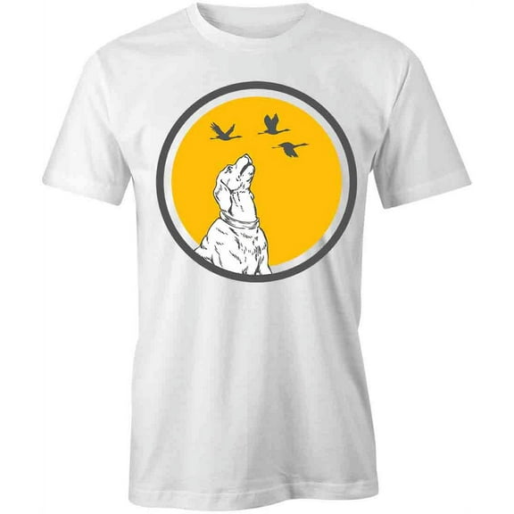 Dogs and Geese T-Shirt | Cute Pets White Tee Gift