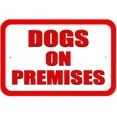 thumbnail image 1 of Dogs on Premises Sign, 1 of 1