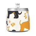 thumbnail image 1 of Dogs with Claws Ashtray with Lid Smell Proof Cigarette Ashtray Stainless Steel Smokeless Ash Holder for Indoor Outdoor, 1 of 7
