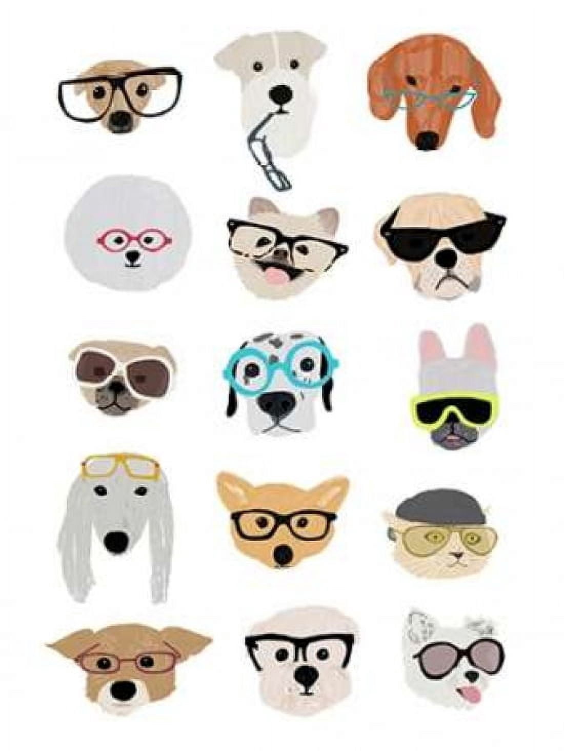 Dogs with Glasses Canvas Art - Hanna Melin (18 x 24)