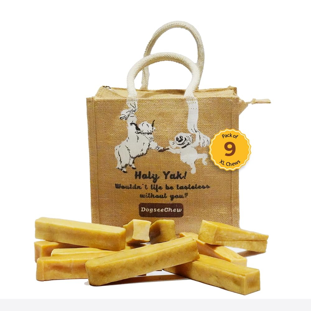 Dogsee Himalayan Yak Milk AIF4 Chews for Dogs 3lb (XL 9 Chews) No