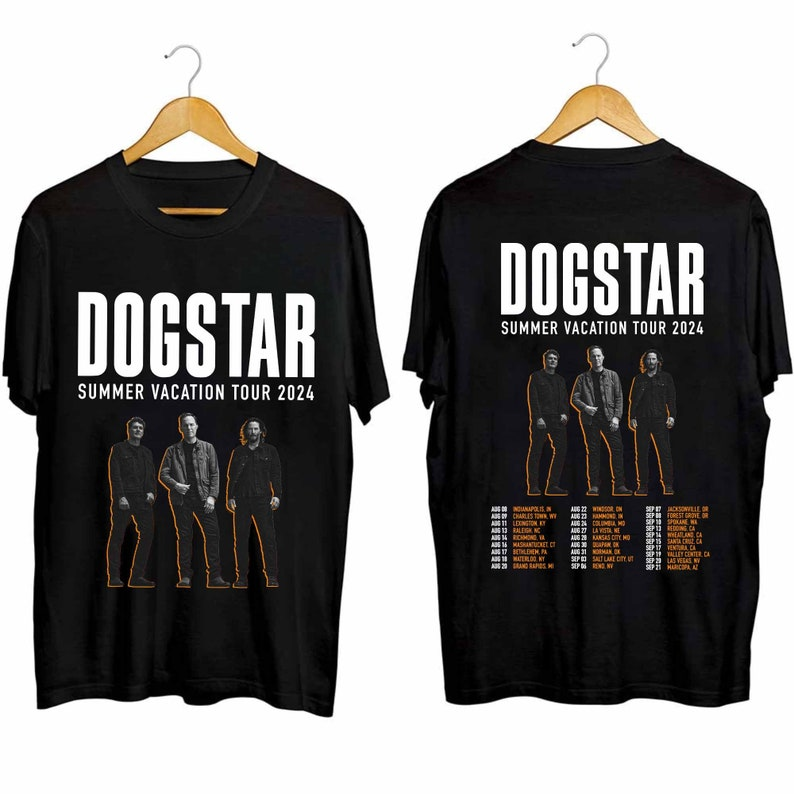 Dogstar Summer Vaction US Tour 2024 Shirt, Dogstar Band Fan Shirt