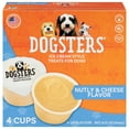 thumbnail image 1 of Dogsters Ice Cream Style Nutly & Cheese Flavor Frozen Treats for Dogs 3.5 fl oz Cup, 4 Count, 1 of 8