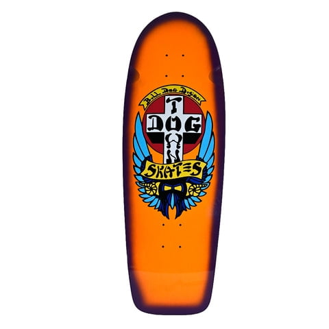 Dogtown DT Bull Dog70S Rider Skateboard Deck - 10" X 30.36" Org/Pur Fade (Deck Only)