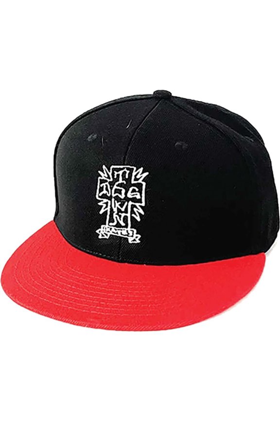 Dogtown Gonz Cross Adjustable Hat - Black/Red