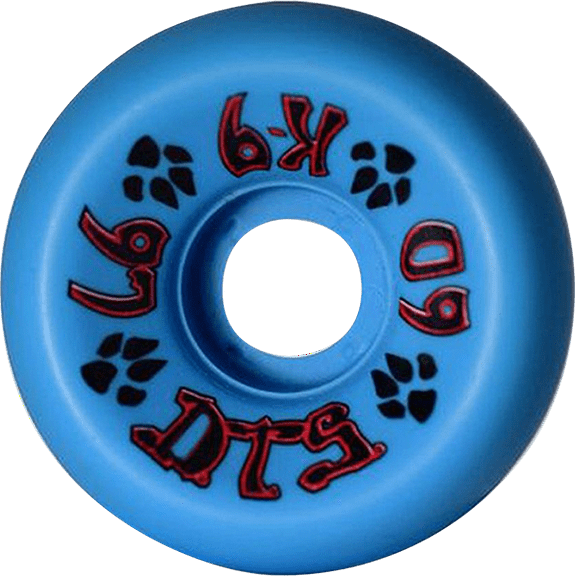 Dogtown K-9 80'S Skateboard Wheels 60mm 97a Neon Blue