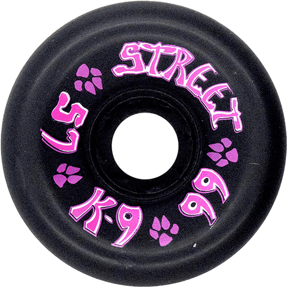 Dogtown K-9 80'S Street Skateboard Wheels 57mm 99a Black