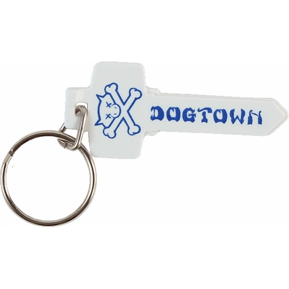 Dogtown Pig And Bones Knife Keychain Wht/Blue
