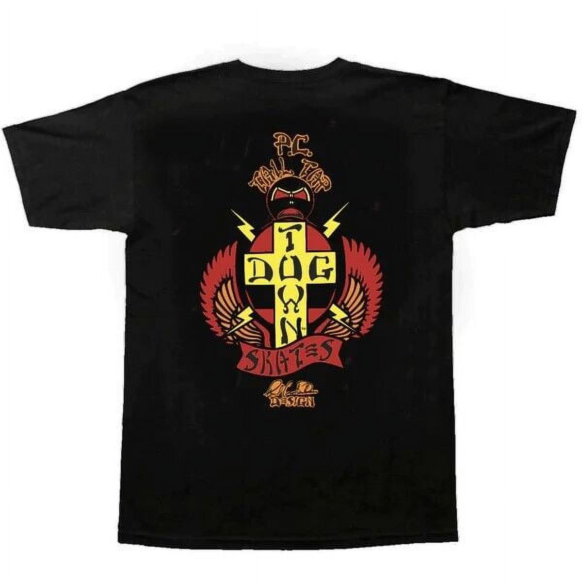 Camiseta Dogtown Skateboards PC Tail Tap OG 70s en negro