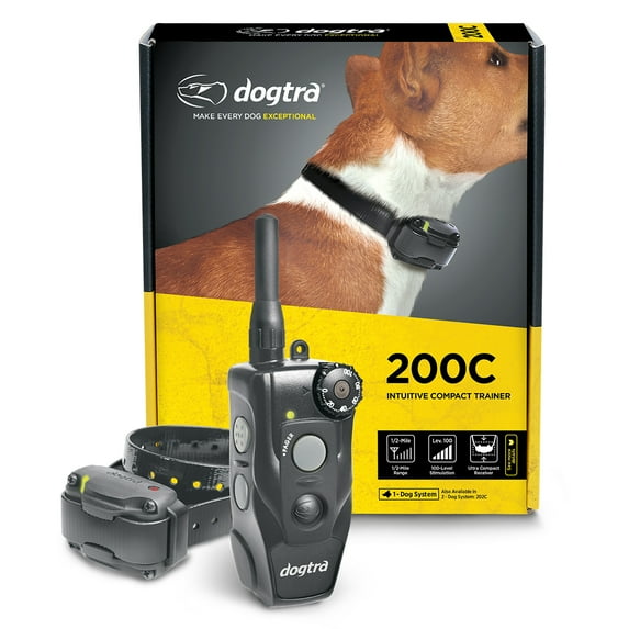 Dogtra 200C Remote Dog Training Collar Waterproof Rechargeable 1/2-Mile