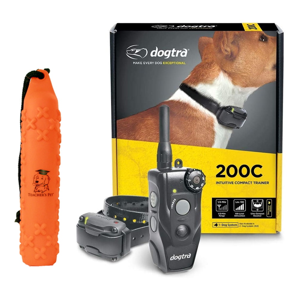 Dogtra 200C Waterproof ½-mlei Remote Training Dog E-Collar with Teacher’s Pet Dog Training Hunting Bumper