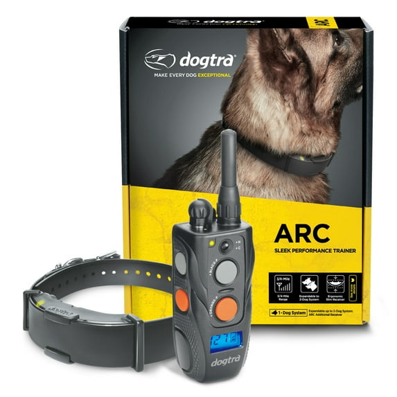 Dogtra ARC Remote Dog Training Collar Ergonomic Waterproof Rechargeable 3/4-Mile Range
