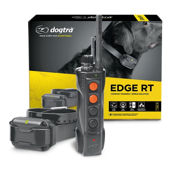 Dogtra EDGE RT Remote Dog Training Collar Long Range High-Output 1-Mile Waterproof 3-Dog Expandable