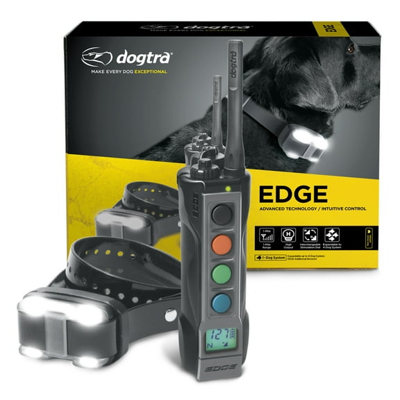 Dogtra EDGE Remote Dog Training Collar Long Range 1-Mile High-Output Waterproof 4-Dog Expandable