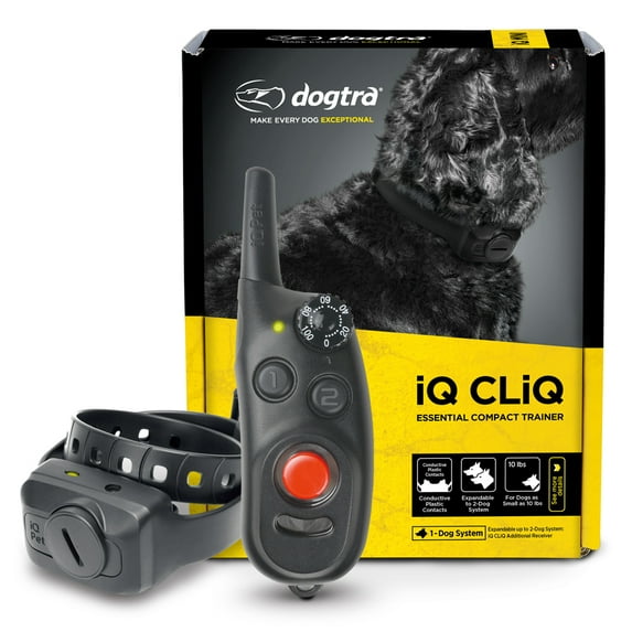 Dogtra iQ CLiQ Dog Training Collar Replaceable Battery Plastic Contact Points Compact Clicker