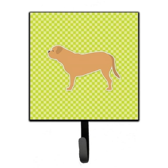 Dogue de Bordeaux Checkerboard Green Leash or Key Holder