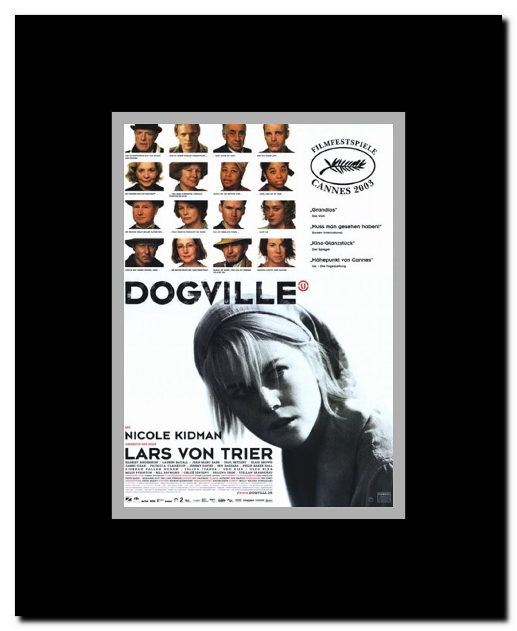 Dogville Framed Movie Poster